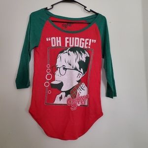 A Christmas Story Long Sleeve Tee. Size Small